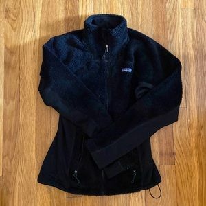 Patagonia black Sherpa woman’s fleece, size Small